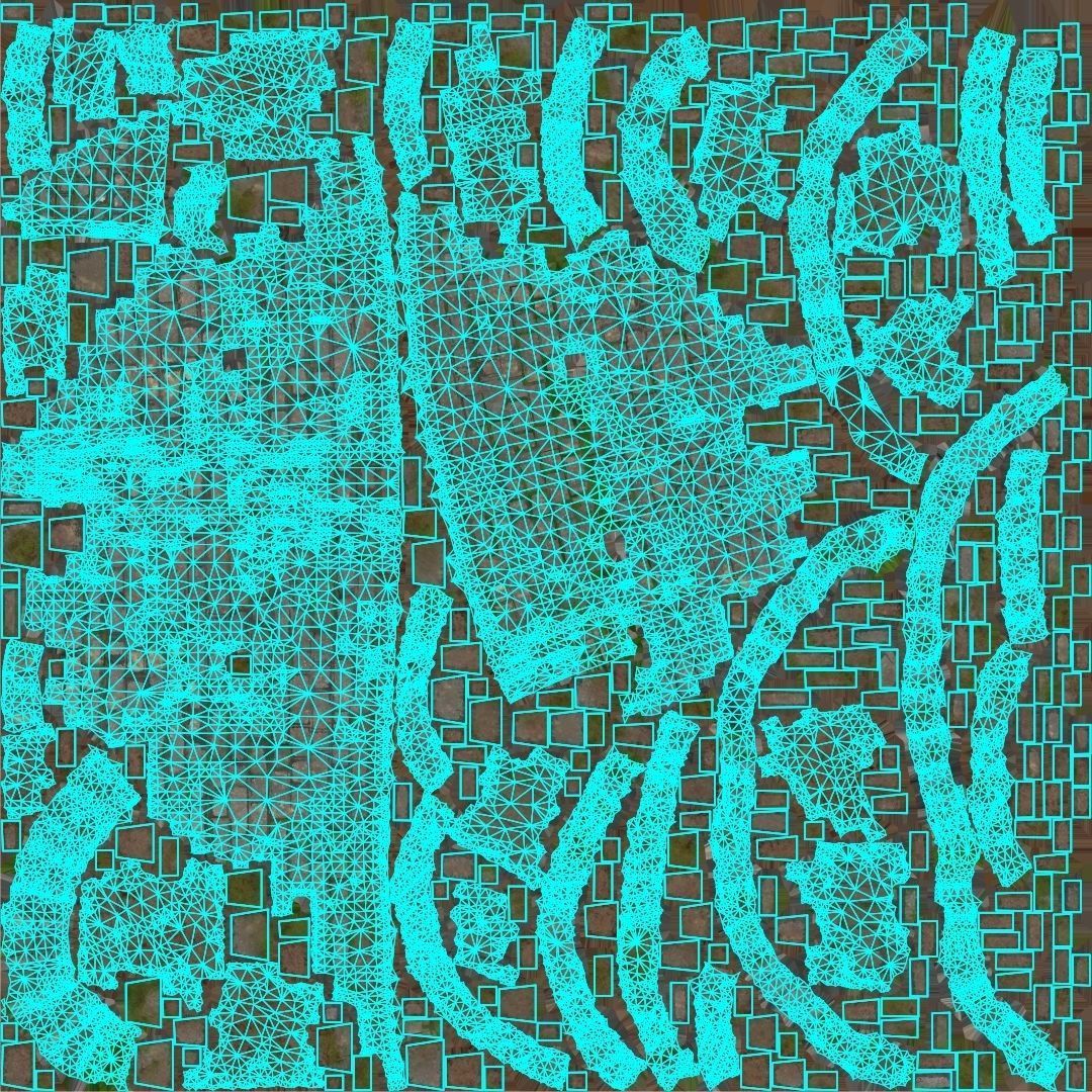 Tower ruins Low-poly 3D model_16