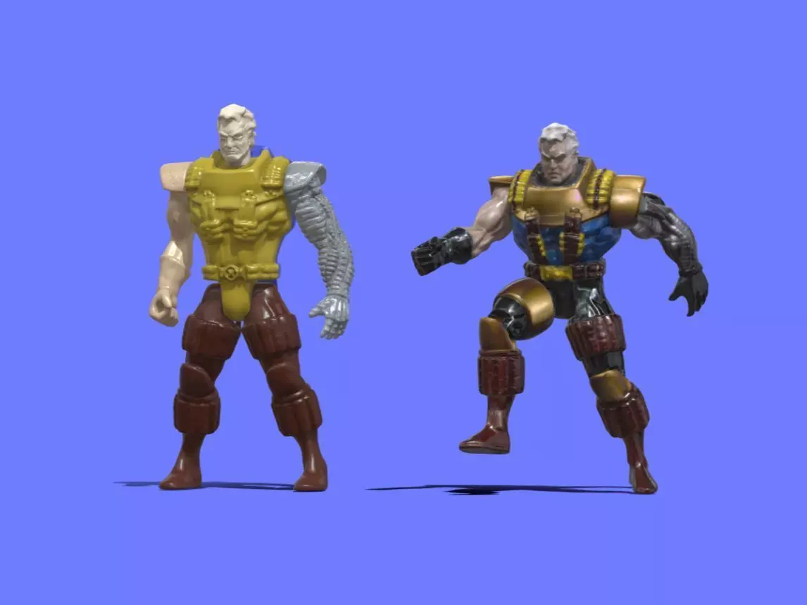 90s TOYBIZ CABLE FIGURE - 3D SCAN 3D print model_0