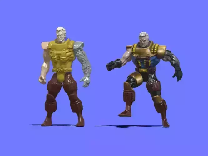90s TOYBIZ CABLE FIGURE - 3D SCAN