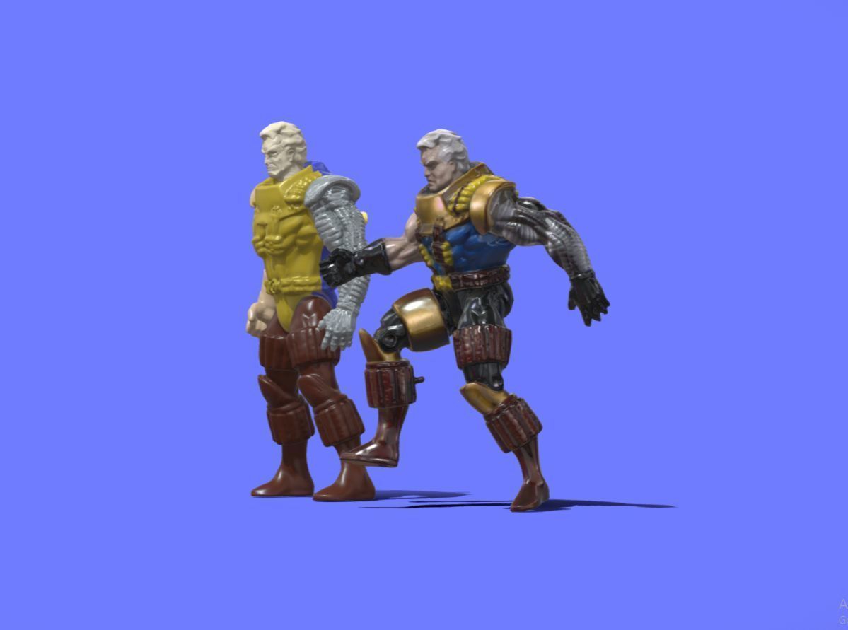 90s TOYBIZ CABLE FIGURE - 3D SCAN 3D print model_1