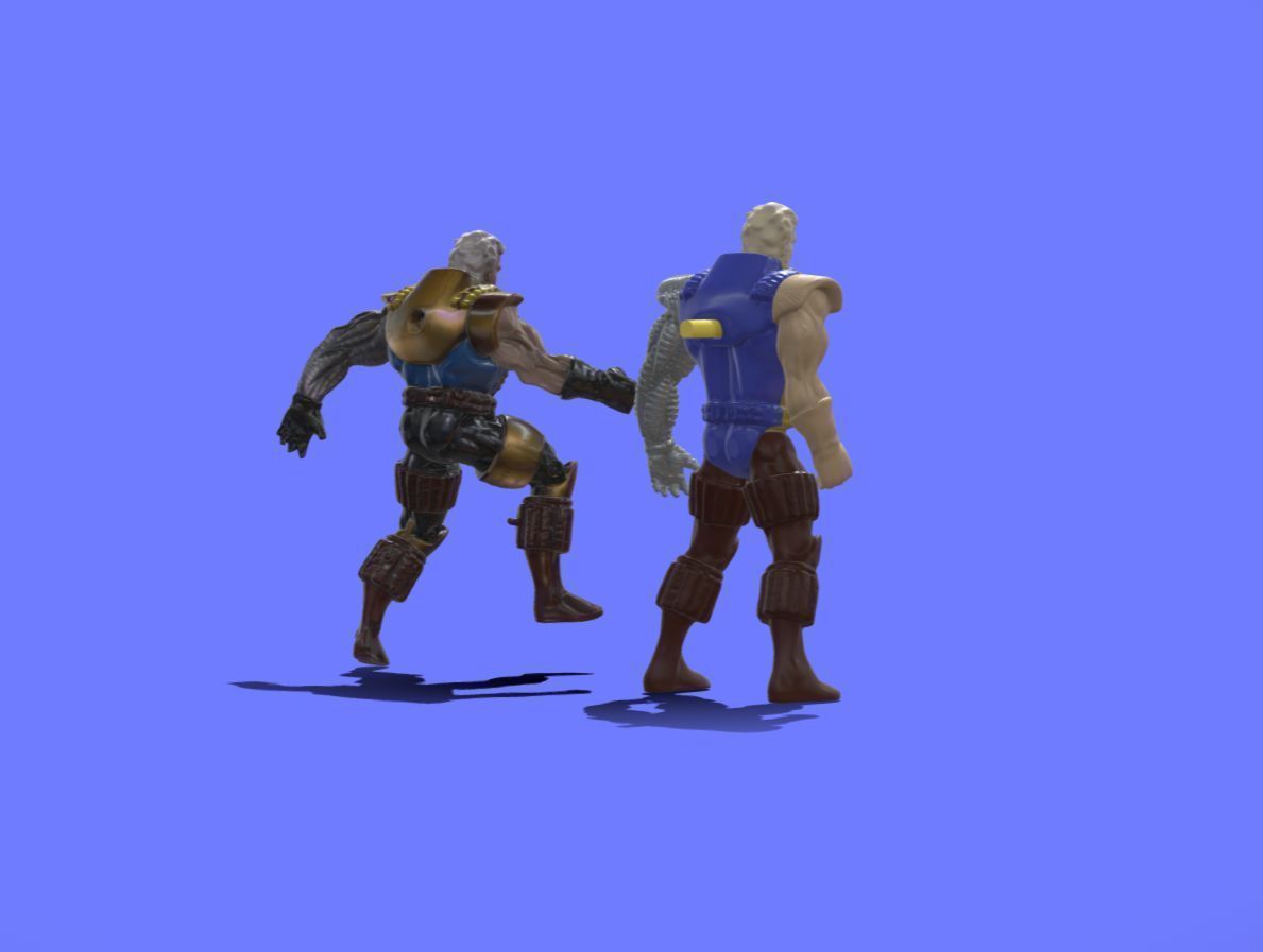 90s TOYBIZ CABLE FIGURE - 3D SCAN 3D print model_3