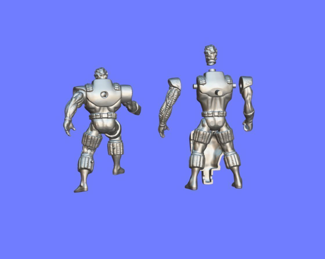 90s TOYBIZ CABLE FIGURE - 3D SCAN 3D print model_9