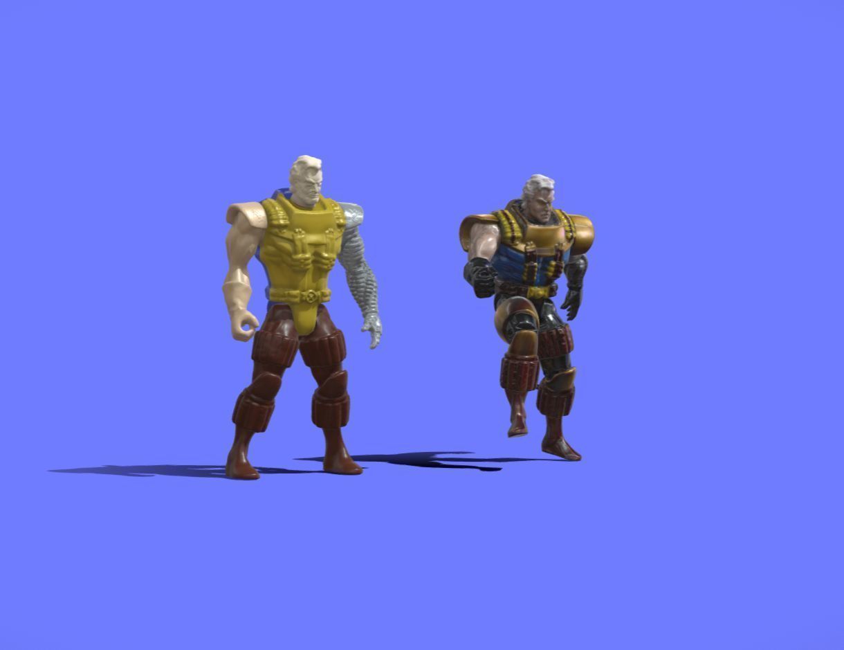 90s TOYBIZ CABLE FIGURE - 3D SCAN 3D print model_4