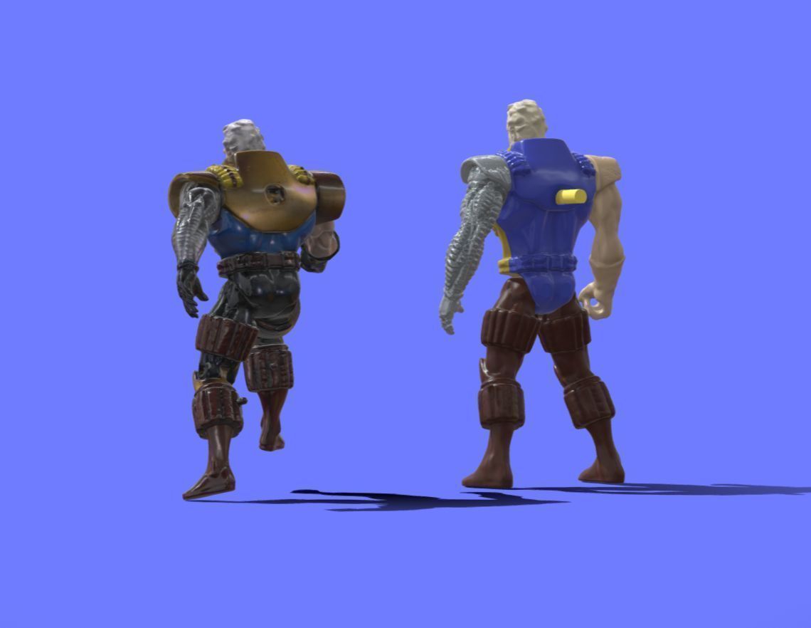 90s TOYBIZ CABLE FIGURE - 3D SCAN 3D print model_2