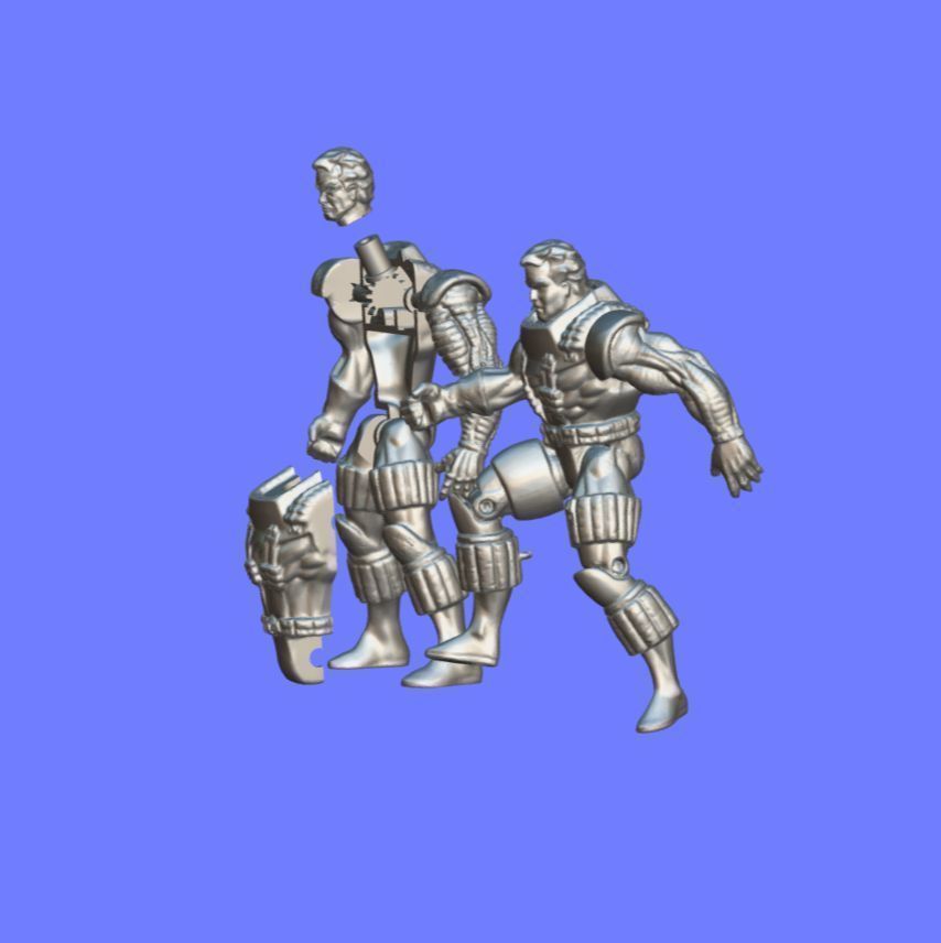 90s TOYBIZ CABLE FIGURE - 3D SCAN 3D print model_8
