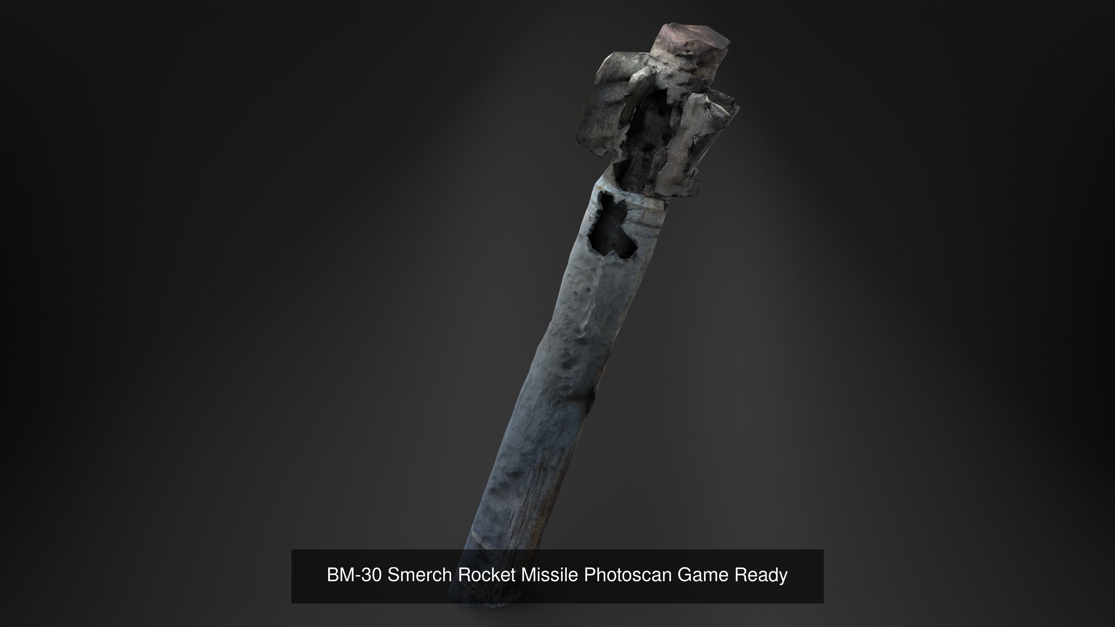 Military Vehicle Missile Pack Photoscan Game Ready 3D Model Collection_34