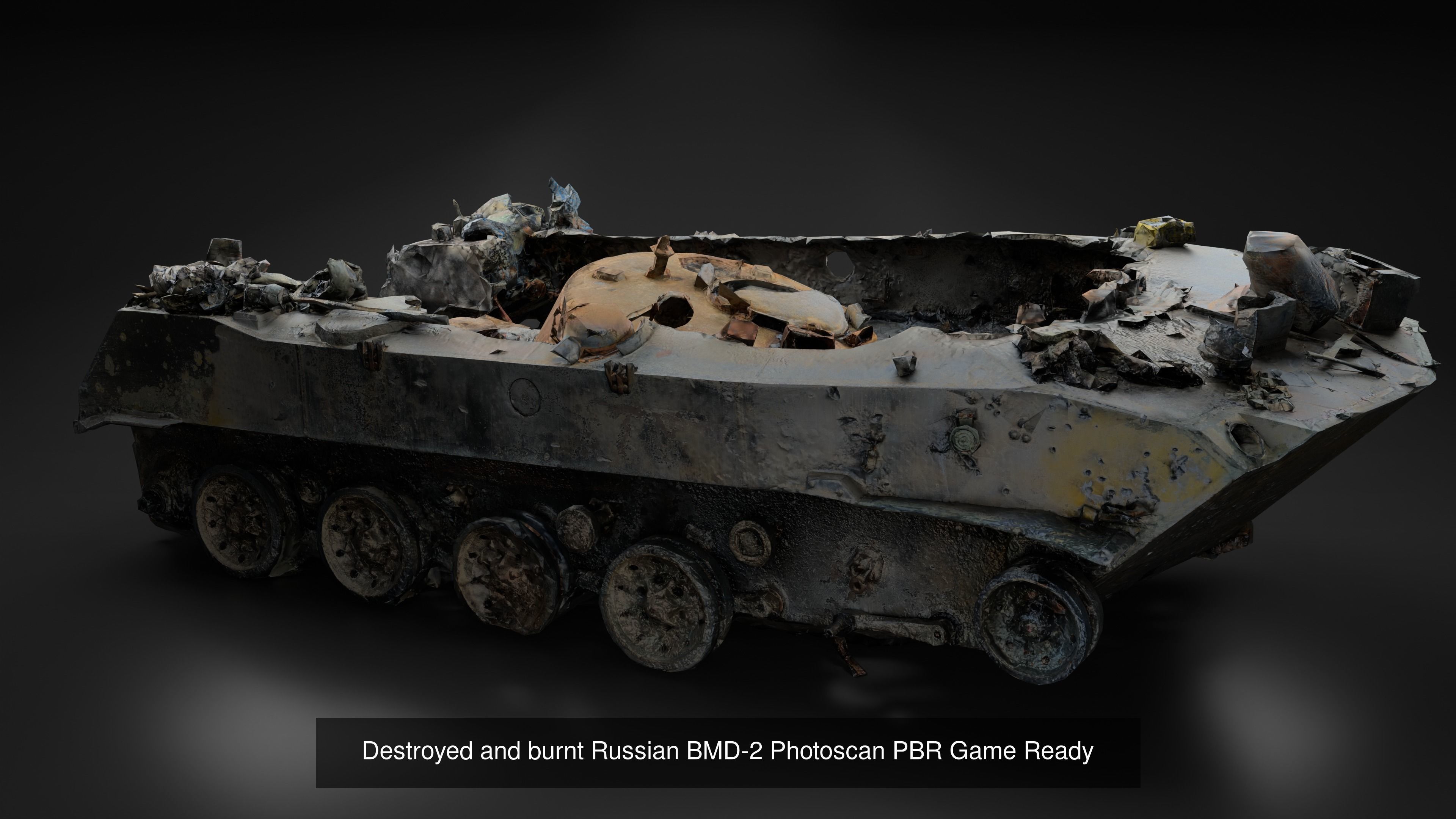 Military Vehicle Missile Pack Photoscan Game Ready 3D Model Collection_28