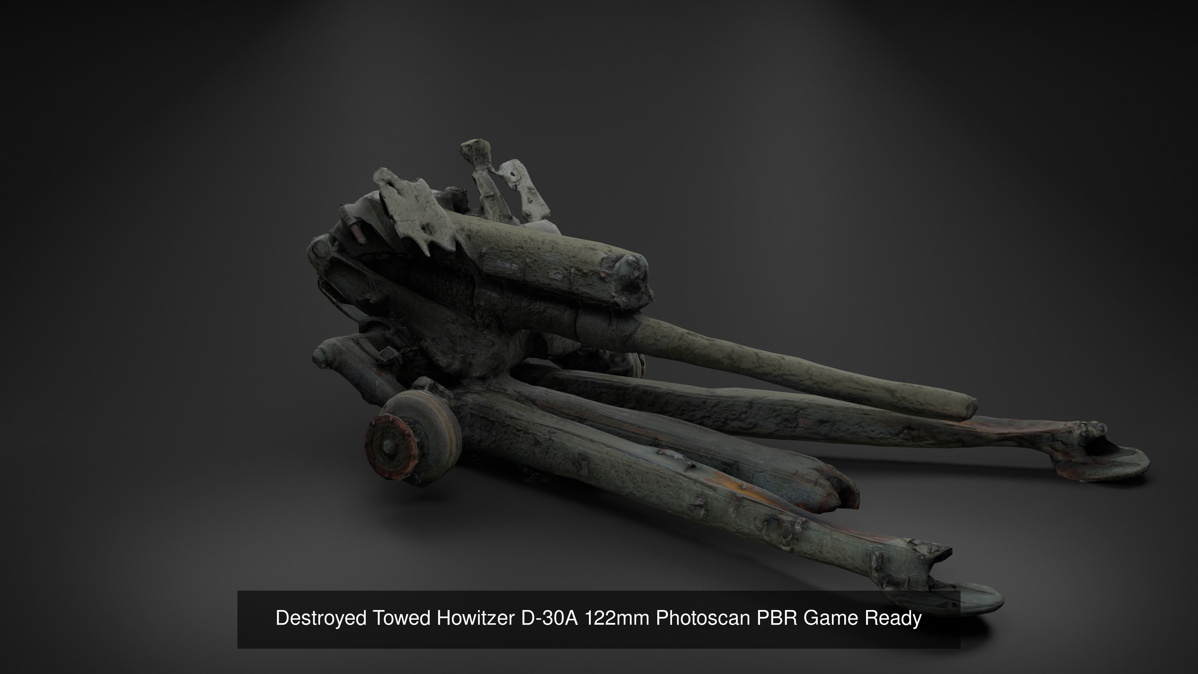 Military Vehicle Missile Pack Photoscan Game Ready 3D Model Collection_30