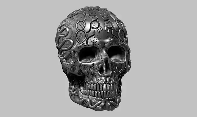 skull art design a05
