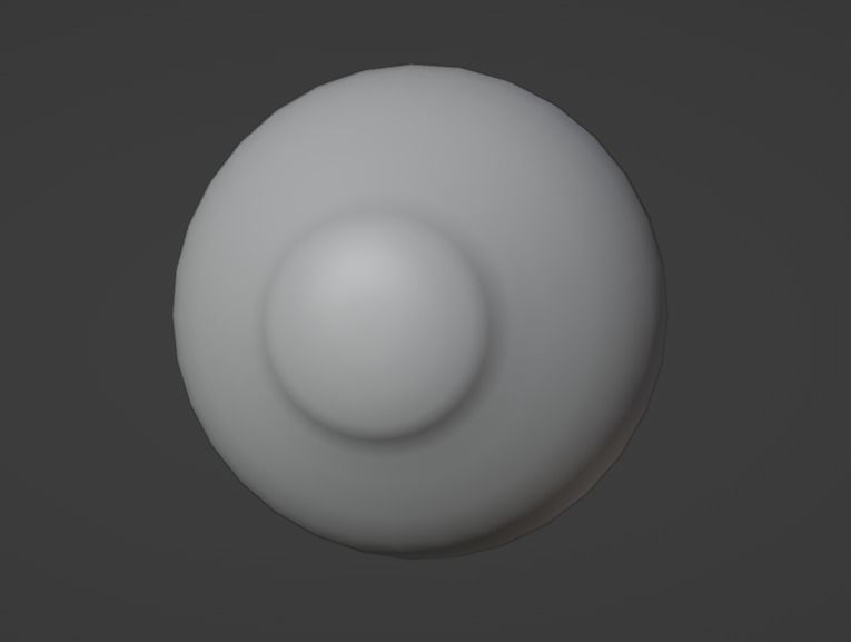 Human Eye Low-poly 3D model_3