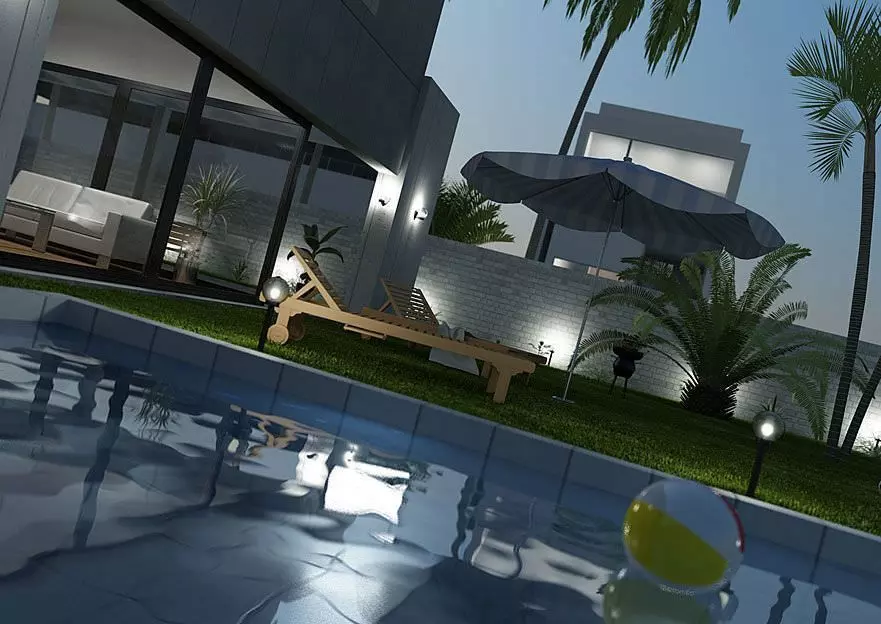 Yard Furniture Collection 3D model