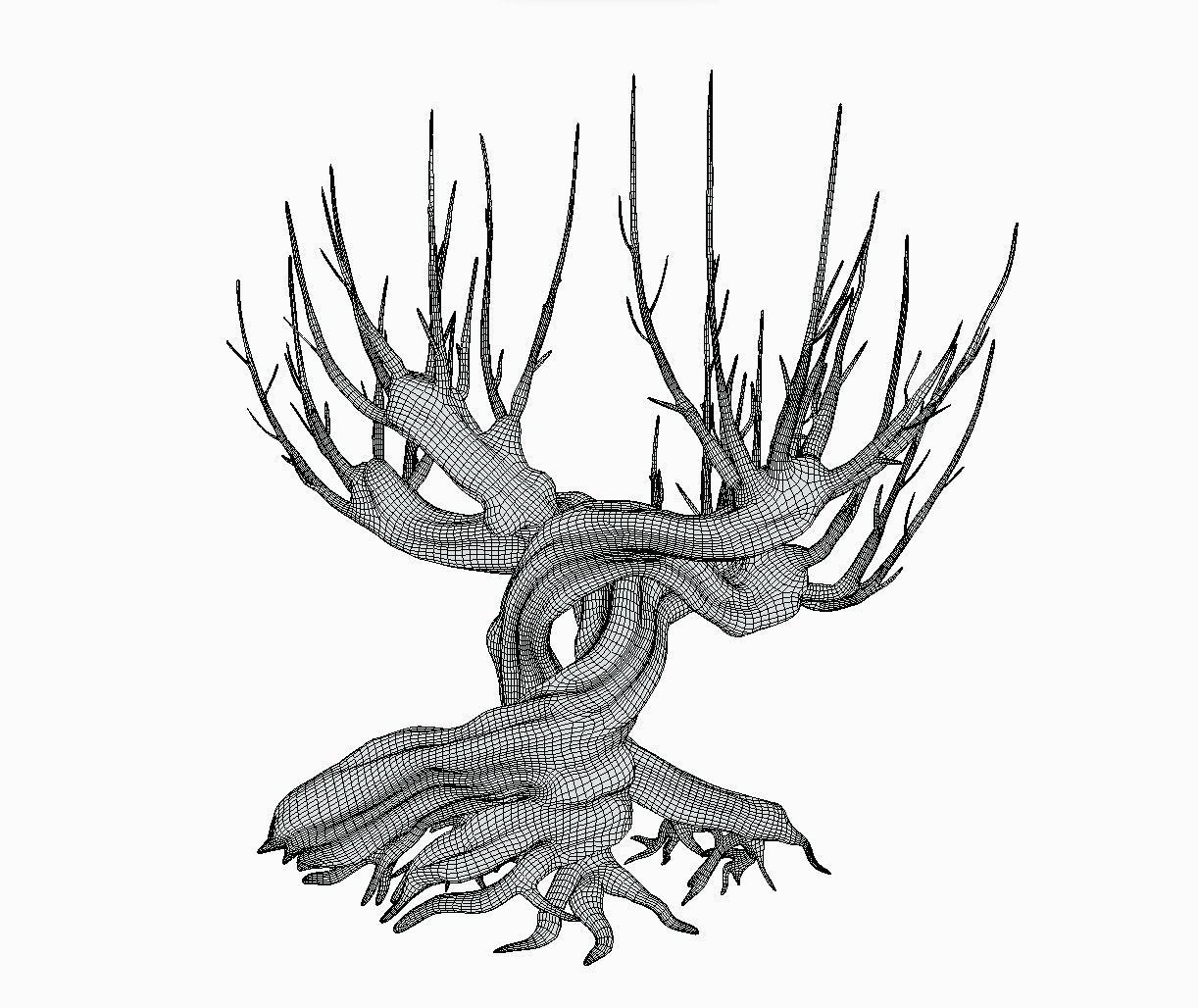 Whomping Willow 3D model_5