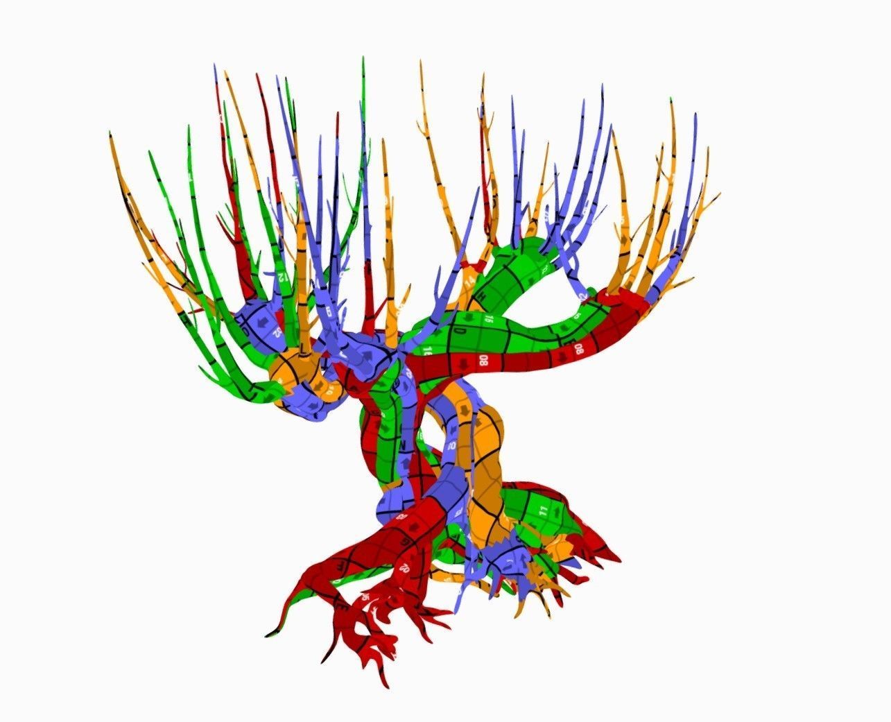 Whomping Willow 3D model_17