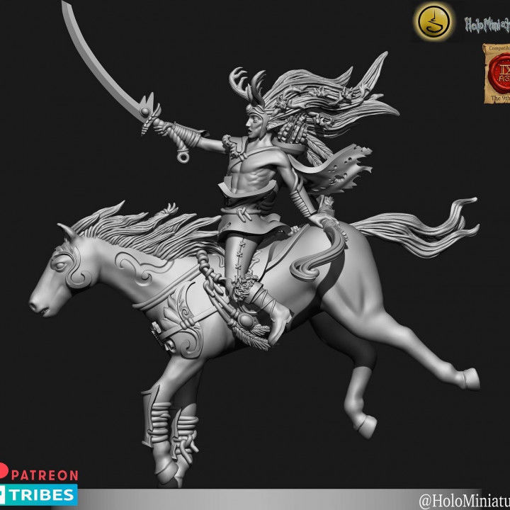 Wood elves heath hunters 3D print model_1