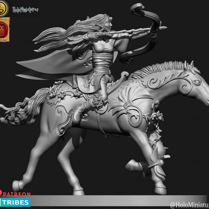 Wood elves heath hunters 3D print model_6