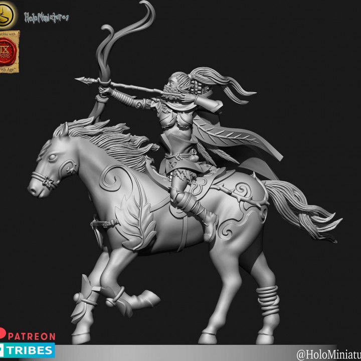 Wood elves heath hunters 3D print model_5