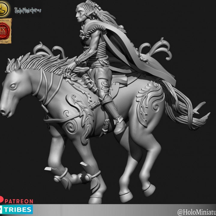 Wood elves heath hunters 3D print model_9