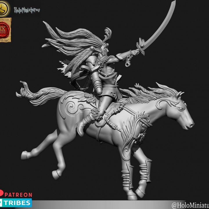 Wood elves heath hunters 3D print model_8