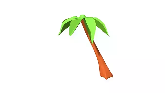 Palm Tree Low Poly