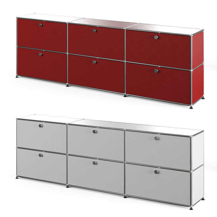 Usm Haller Sideboard 3D model_1
