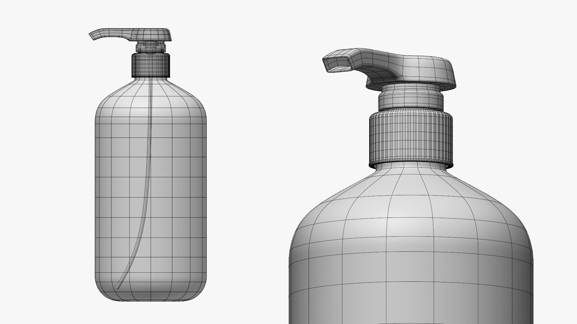 Pump Bottle 3D model_2