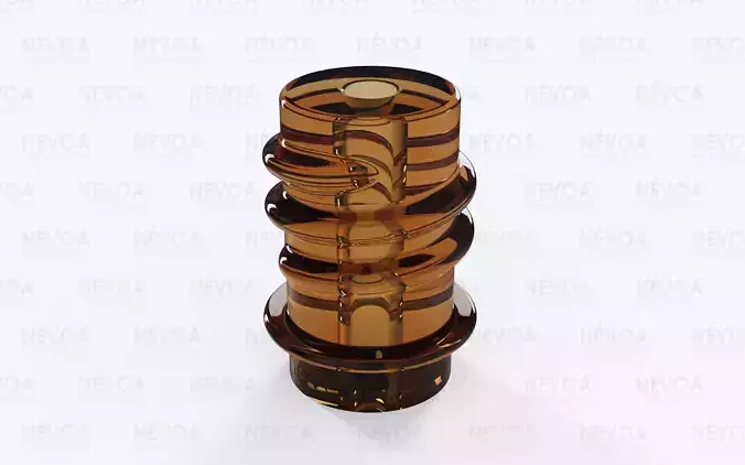 Glass finish - GME 30 12 - 8 mm - GL 08 3D model