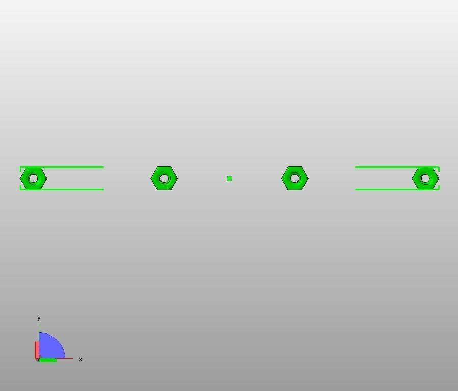 M4 Hexagonal Stud Connector  3D print model_13