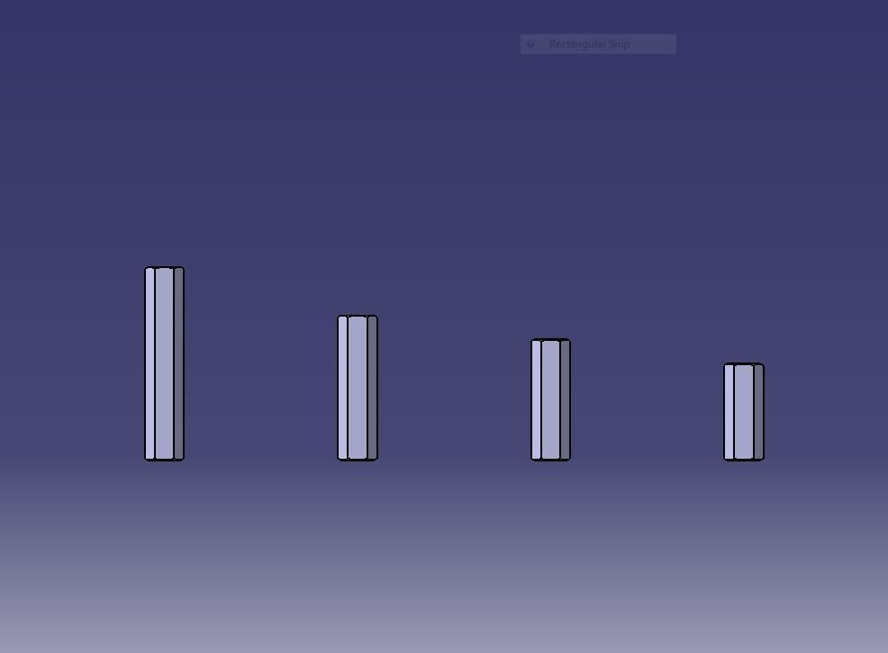 M4 Hexagonal Stud Connector  3D print model_3