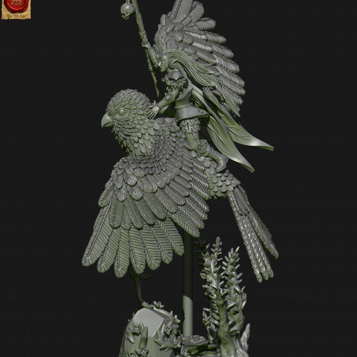 Wood elves Kestrel knights 3D print model_8