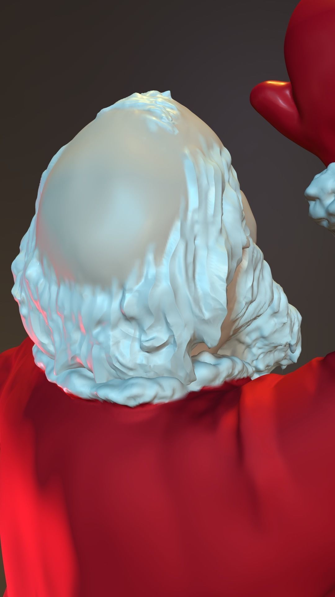 Waving Santa 3D print model_3