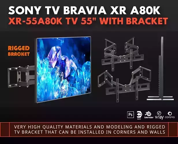 SONY BRAVIA XR A80K  3D model