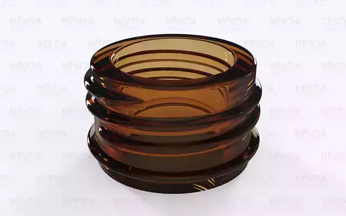 Glass finish - GME 30 12 - 25 mm - GL 25 3-0 3D model