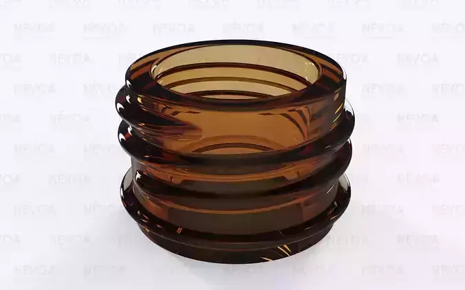Glass finish - GME 30 12 - 25 mm - GL 25 3-5 3D model