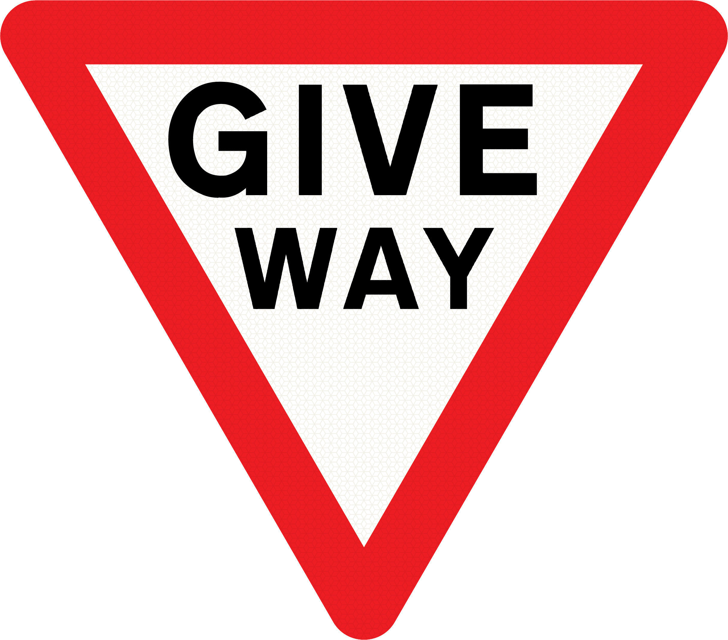 Road sign - Give way 3D model_12