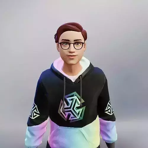 3d Stylized Boy rigged 