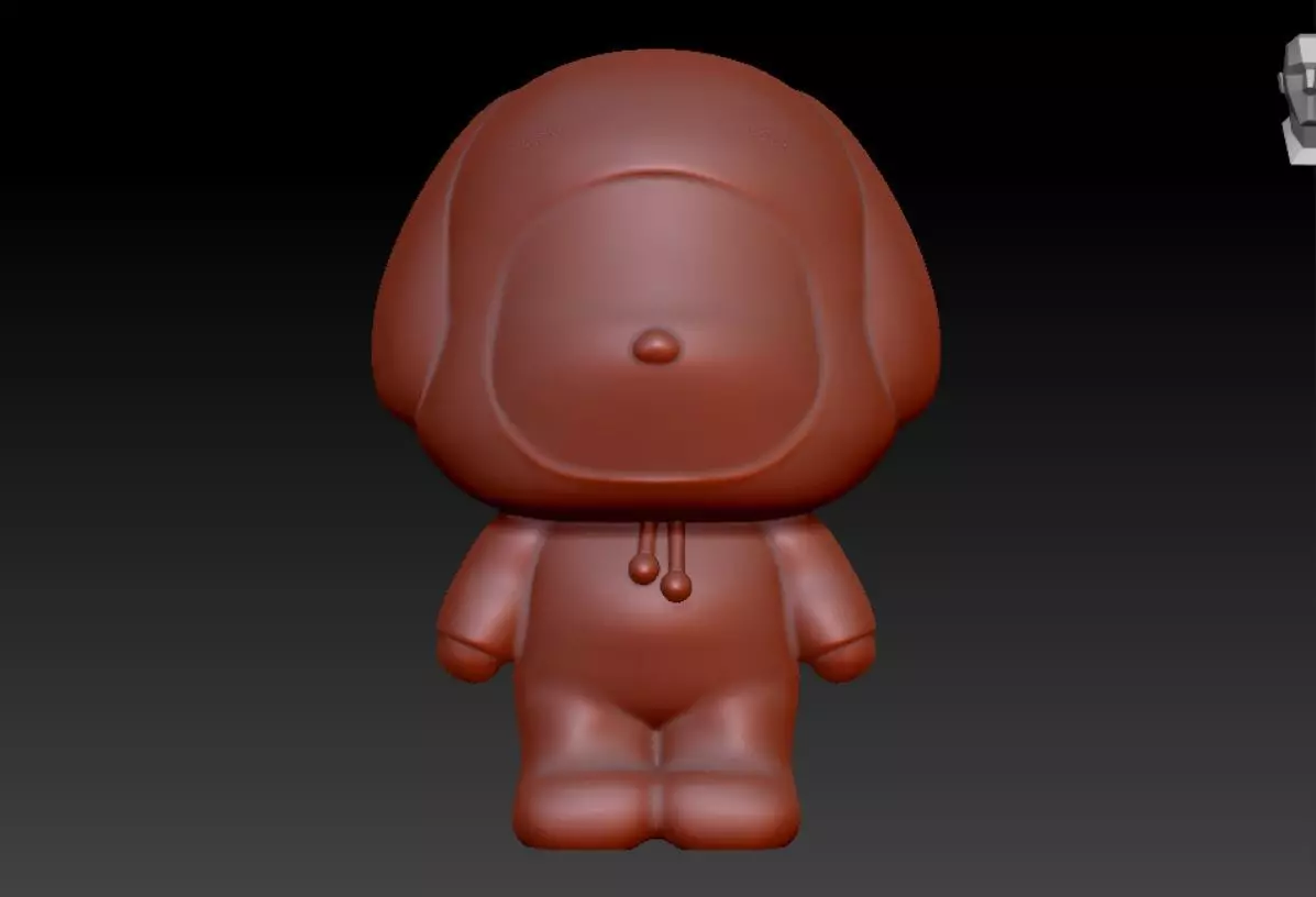 Chimmy BT21 3D print model_0
