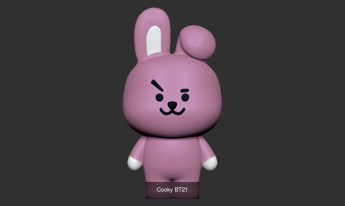 BT21 Figures 3D Model Collection CGTrader