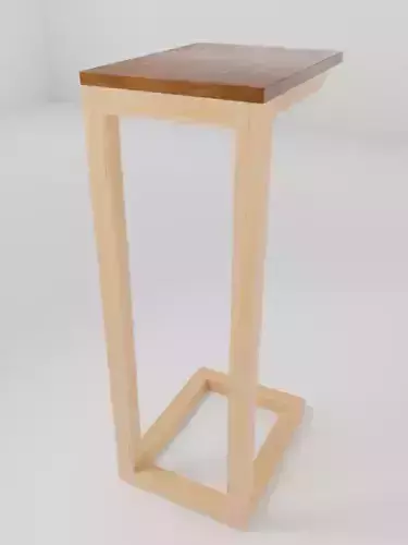 Wooden C table 
