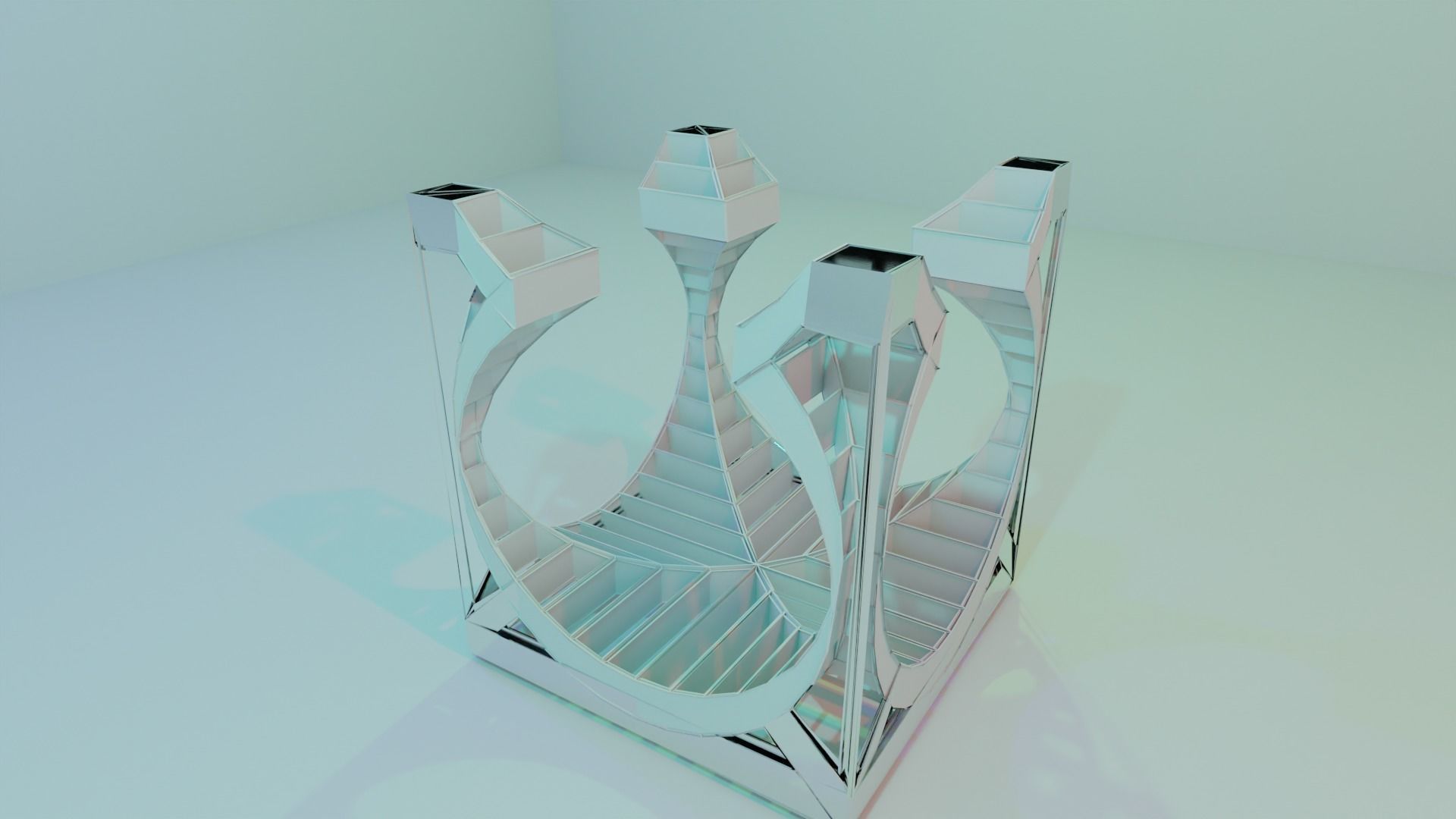 Default cube from blender 3D model_4