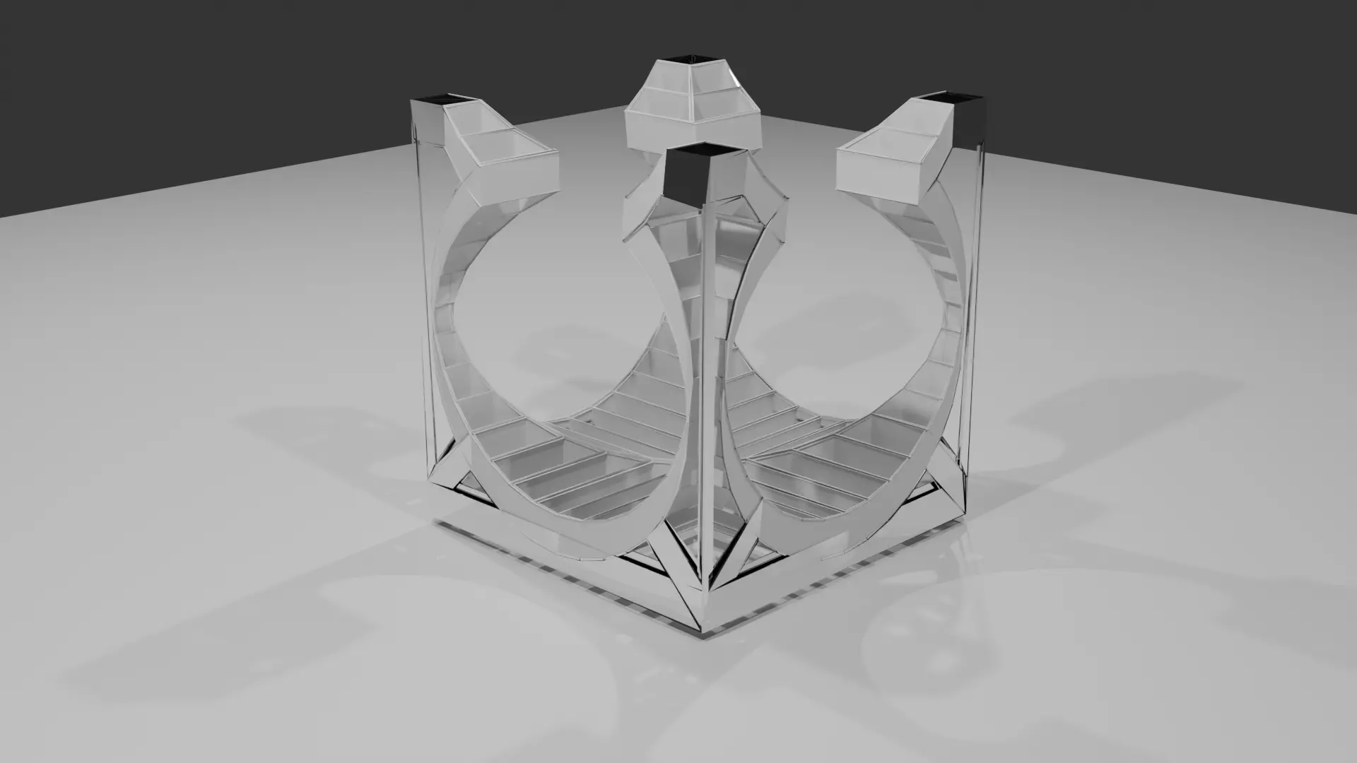 Default cube from blender 3D model_0