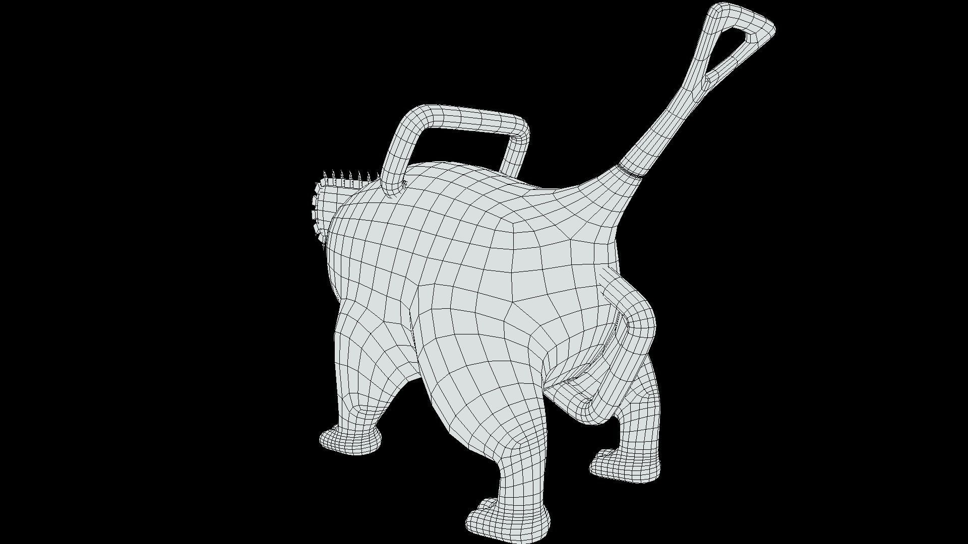 Pochita - Chainsaw Man Low-poly 3D model_4