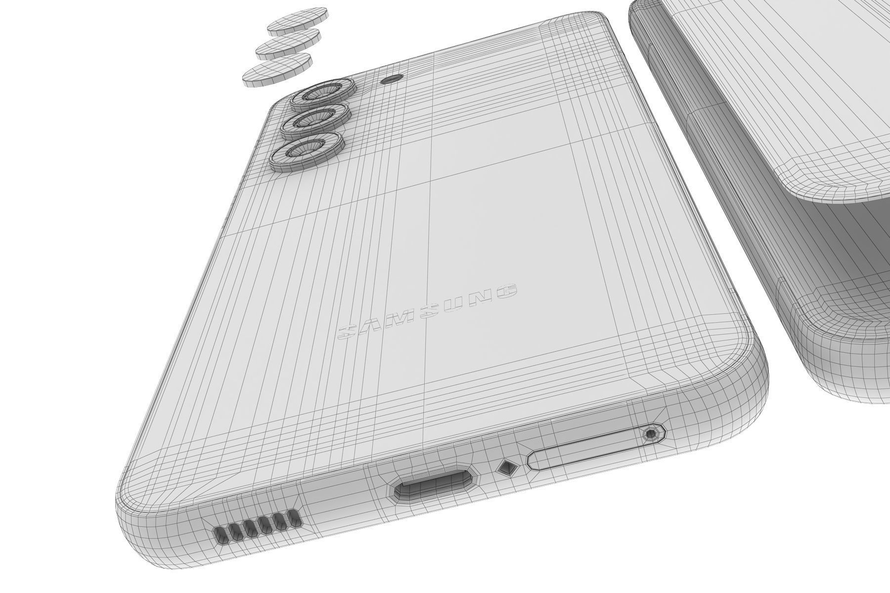 Samsung Galaxy S23 v1 3D model_11