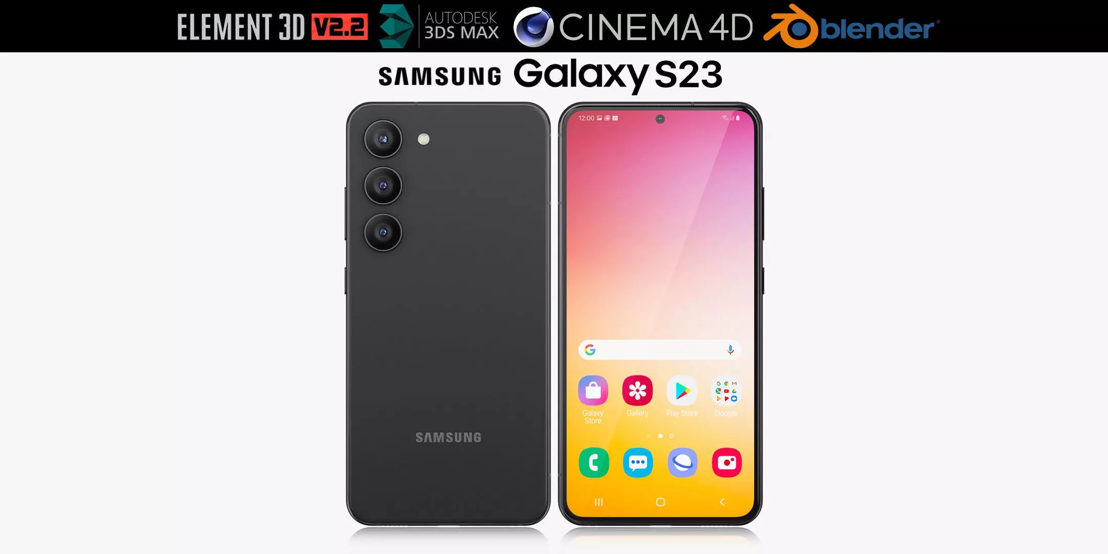 Samsung Galaxy S23 v1 3D model_0