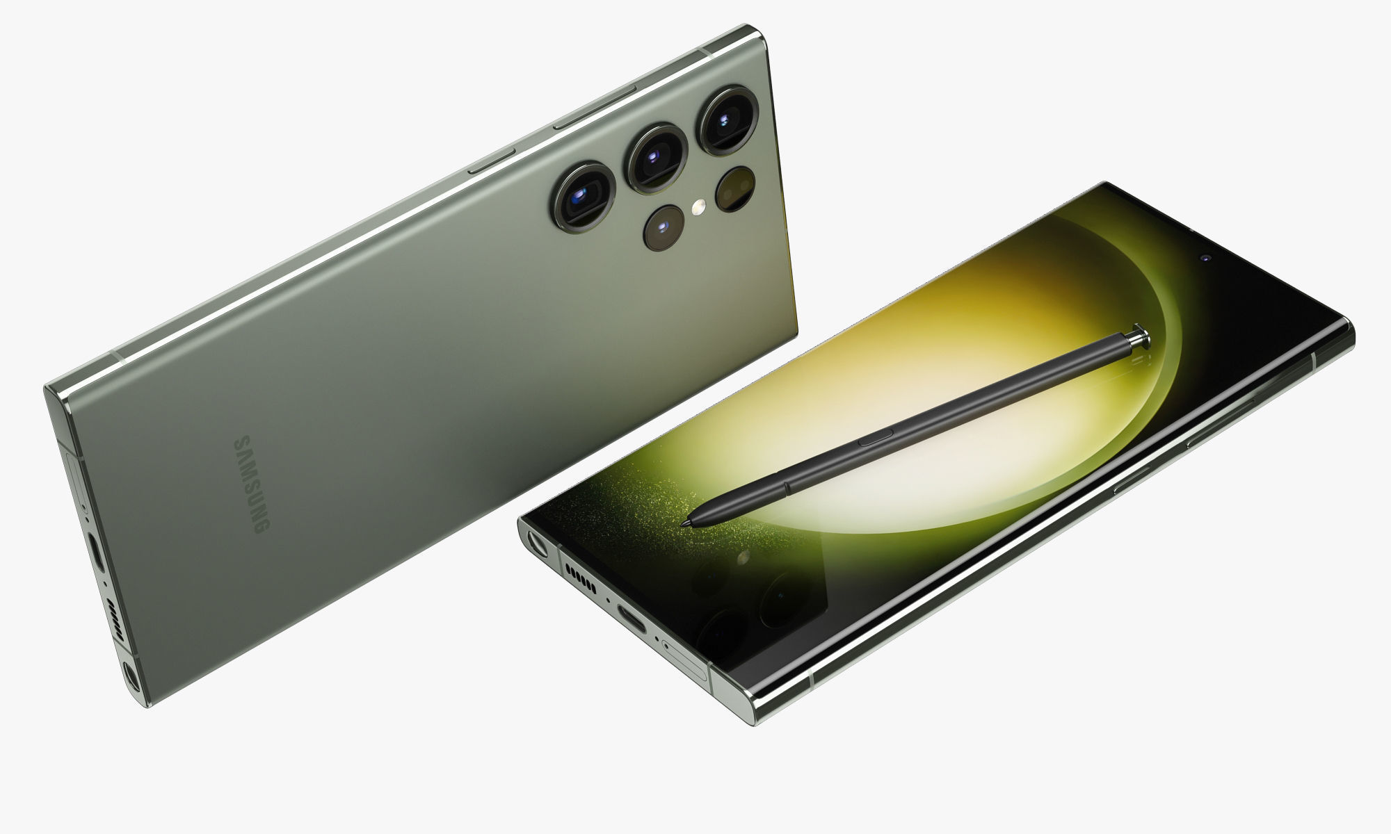 Samsung Galaxy S23 and S23 Plus and S23 Ultra 3D model_4