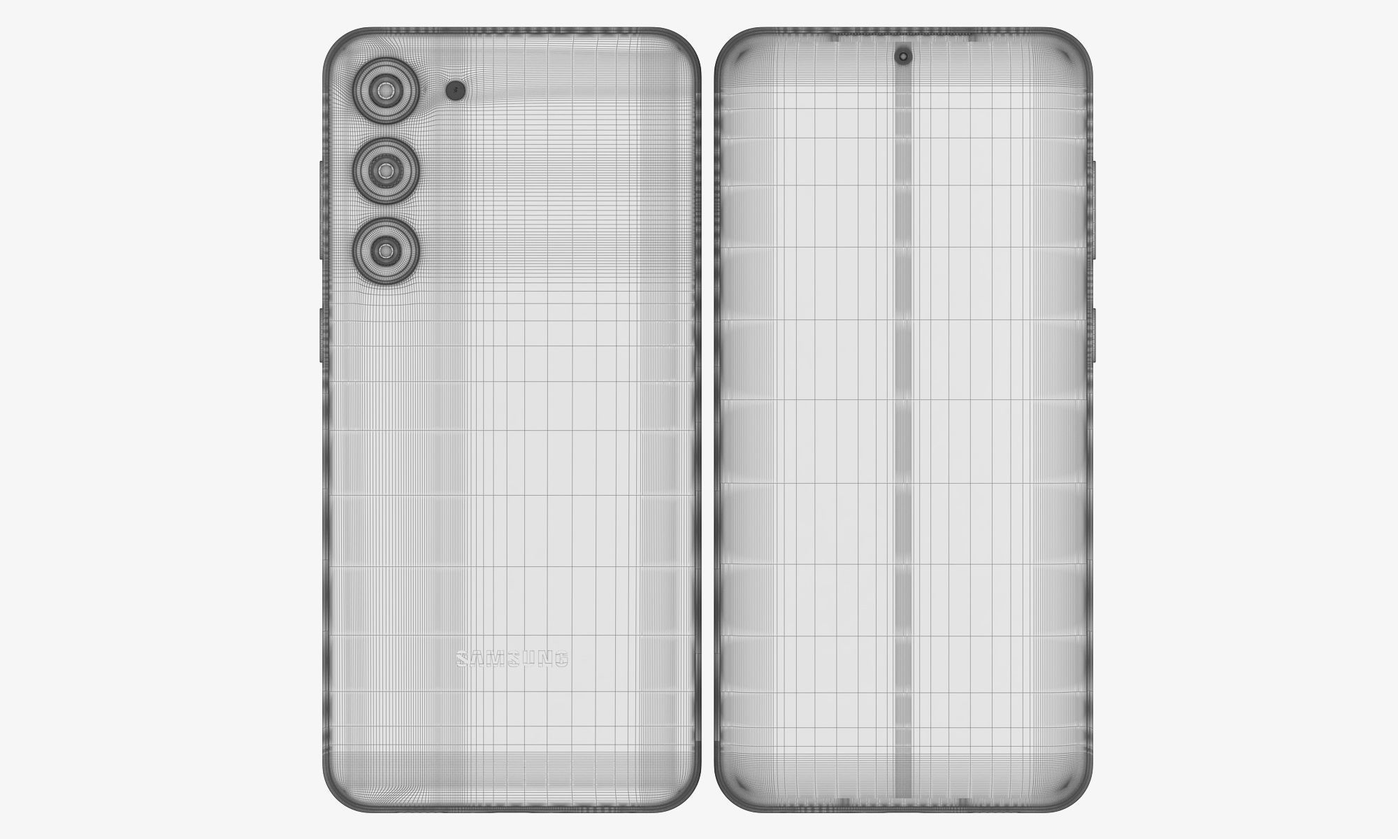 Samsung Galaxy S23 and S23 Plus and S23 Ultra 3D model_34