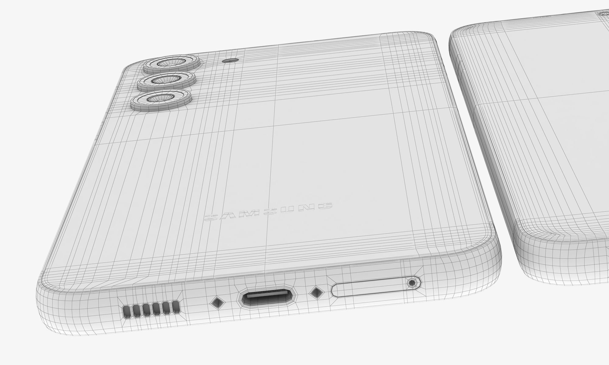 Samsung Galaxy S23 and S23 Plus and S23 Ultra 3D model_36