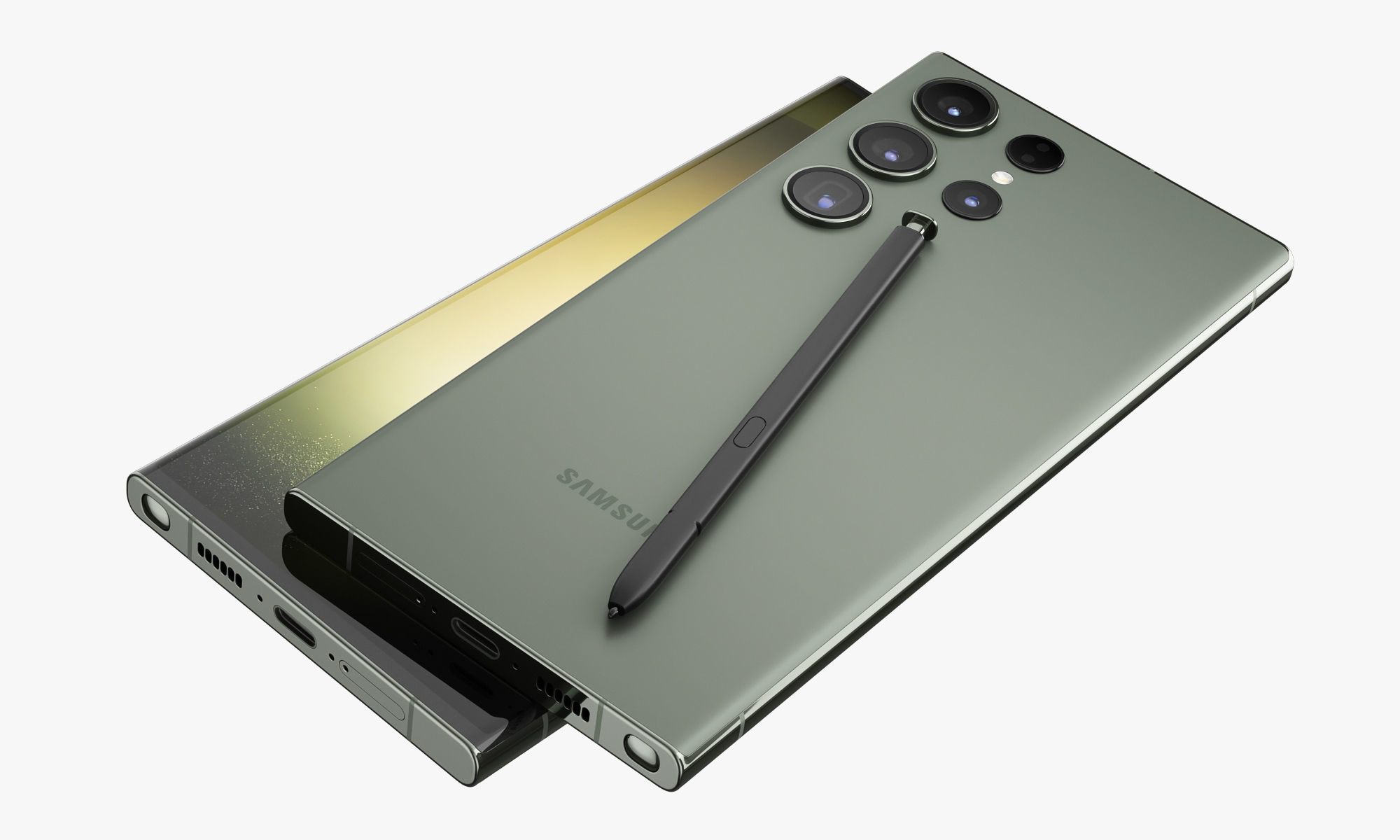 Samsung Galaxy S23 and S23 Plus and S23 Ultra 3D model_5