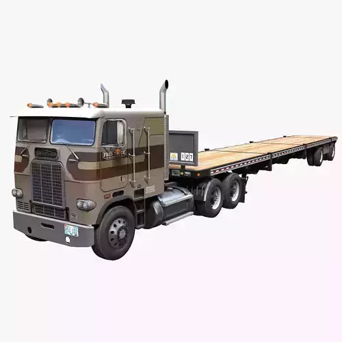 Freightliner FLT flatbed trailer