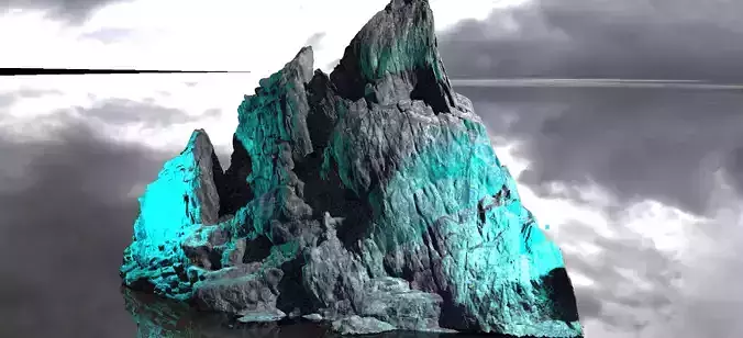 Ice Rock Cluster Kit bash 1 