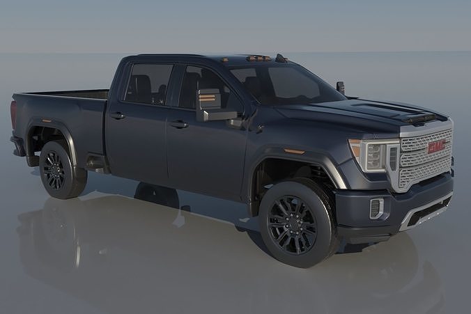 GMC Sierra 2500 2022 3D print model 7